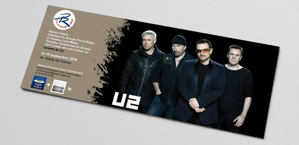 Agence K2 - Groupe Phone Régie - Invitation U2