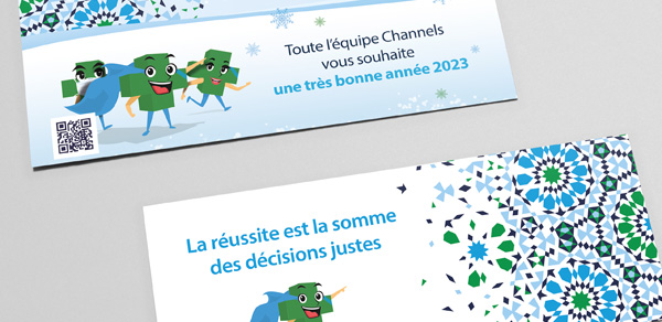 Agence K2 - Channels - Carte de voeux 2022